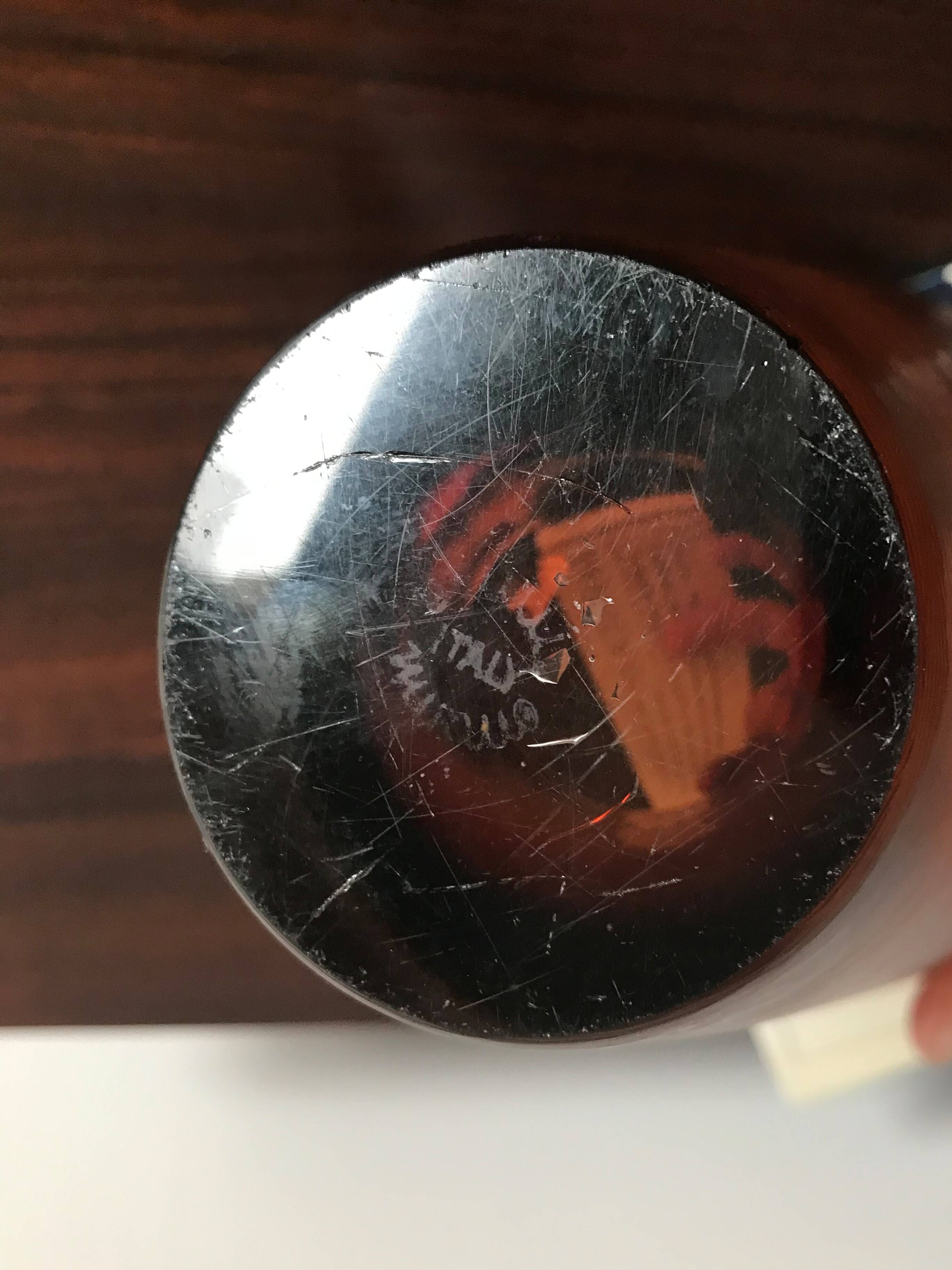 Paolo venini italian midcentury glass vase “incisi” serie, 1956