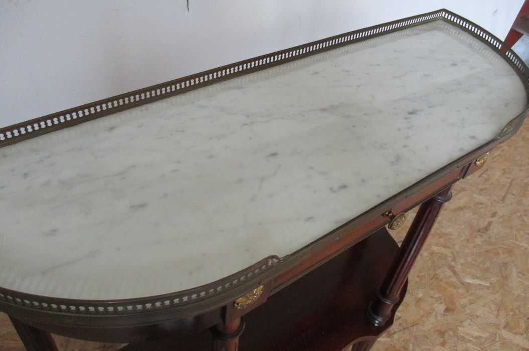 Console Style Louis XVI marble