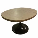 Table basse vintage pied tulipe.
