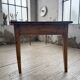 Pine and oak farmhouse table with multiple drawers, communal type, 240cm.