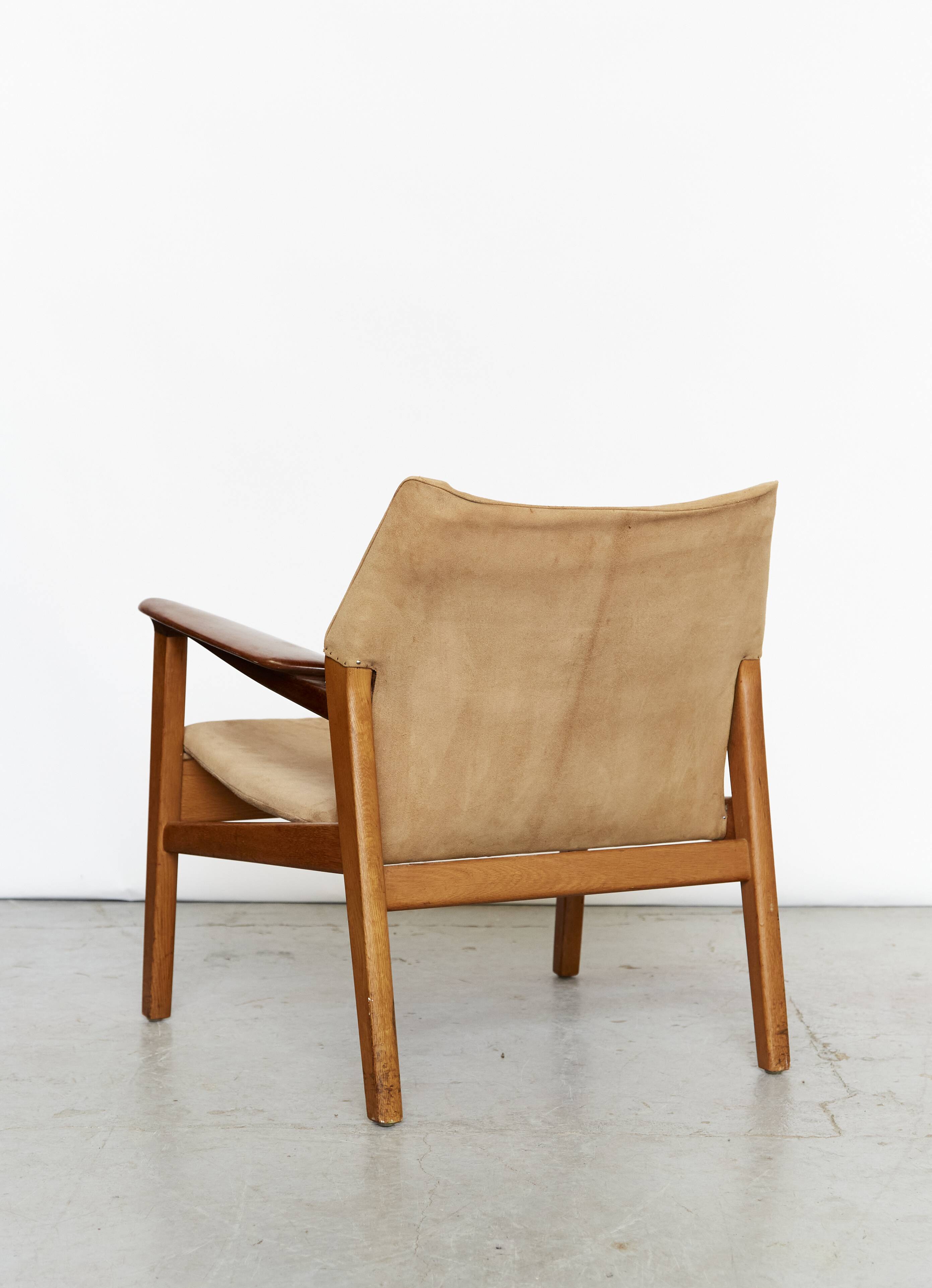 Pair Hans Olsen Easy Chairs for Verner Birkholm