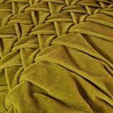 Moss green velvet cushion