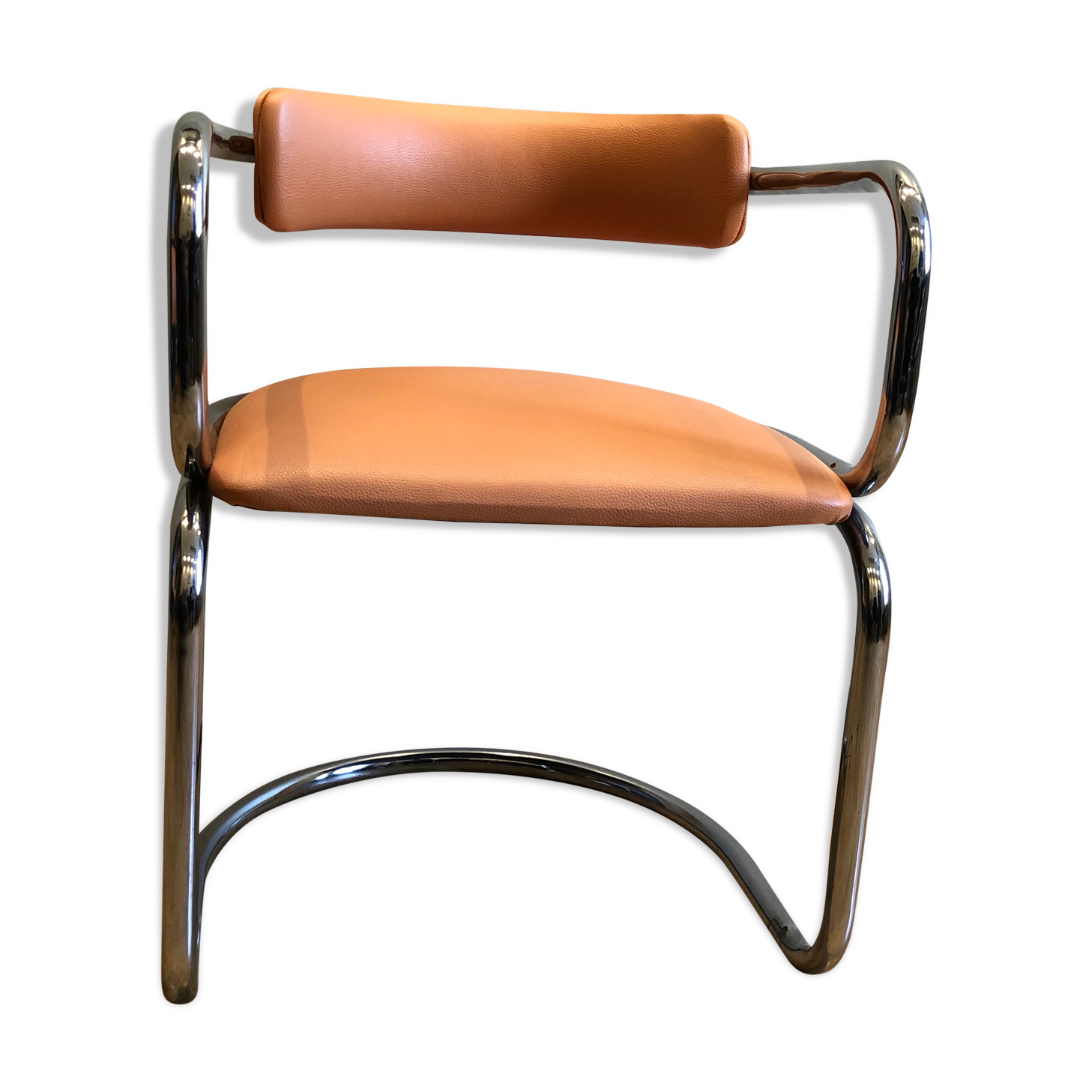 Victoria chair 70s vintage terracotta