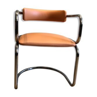 Victoria chair 70s vintage terracotta