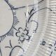 Vintage blue and white ceramic oval dish