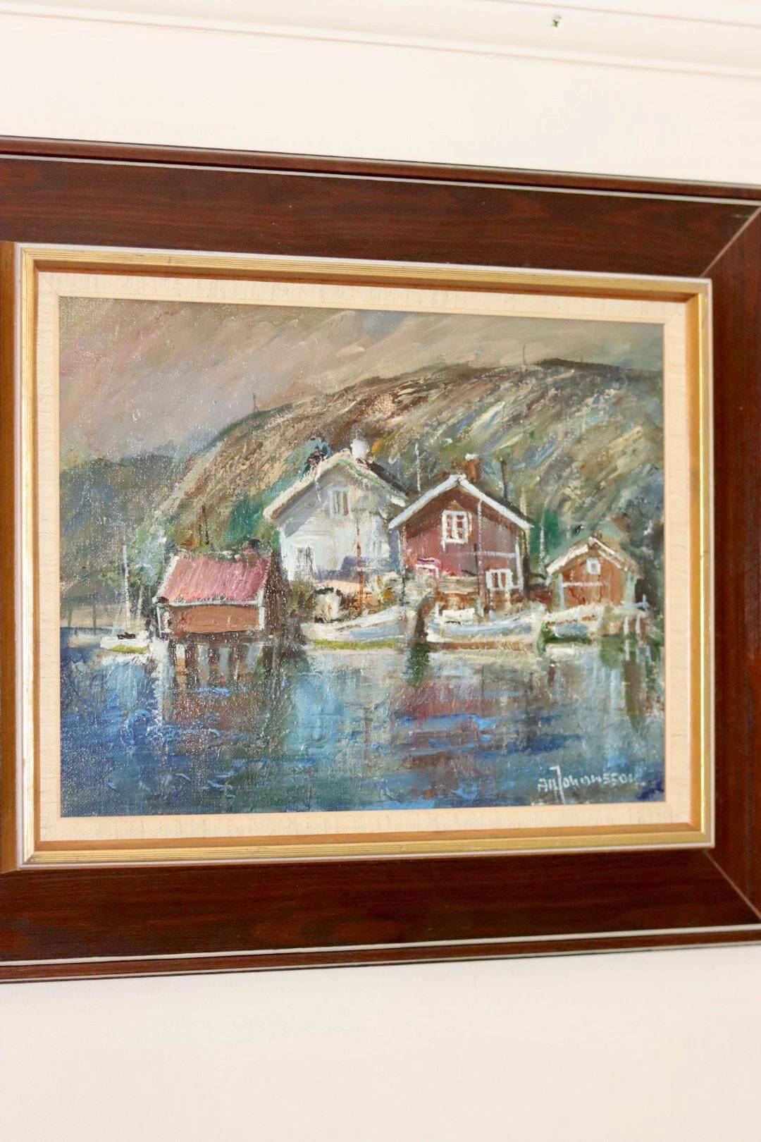 " Boats, Bohuslän " by Alf Johansson
