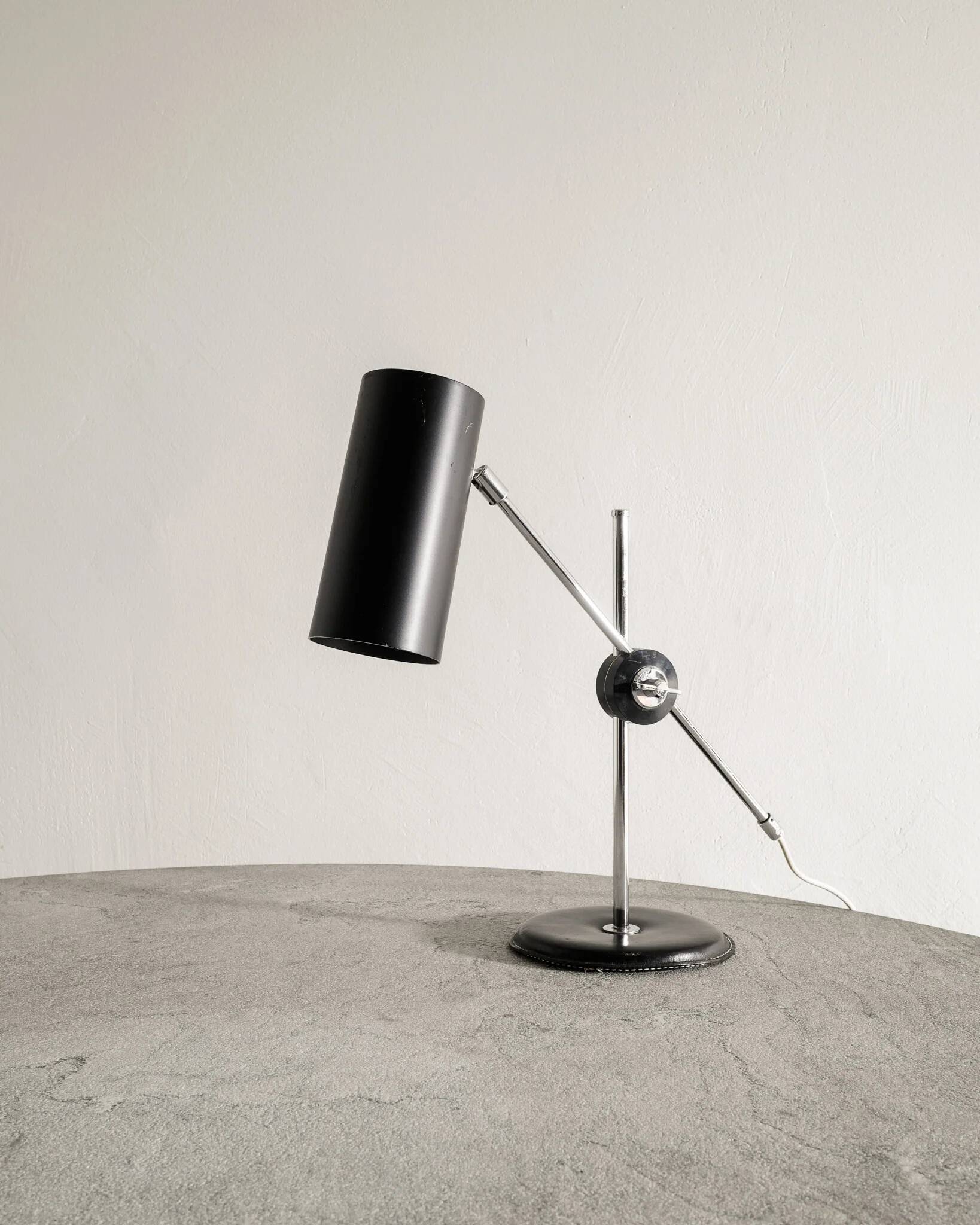 Black Swedish Mid Century Anders Pehrson "781B" Desk Table Lamp, 1960s