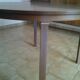 Round Scandinavian table in rosewood Roche Bobois 60s