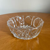 Vintage cut glass pocket empty cup 1950