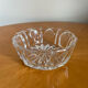 Vintage cut glass pocket empty cup 1950