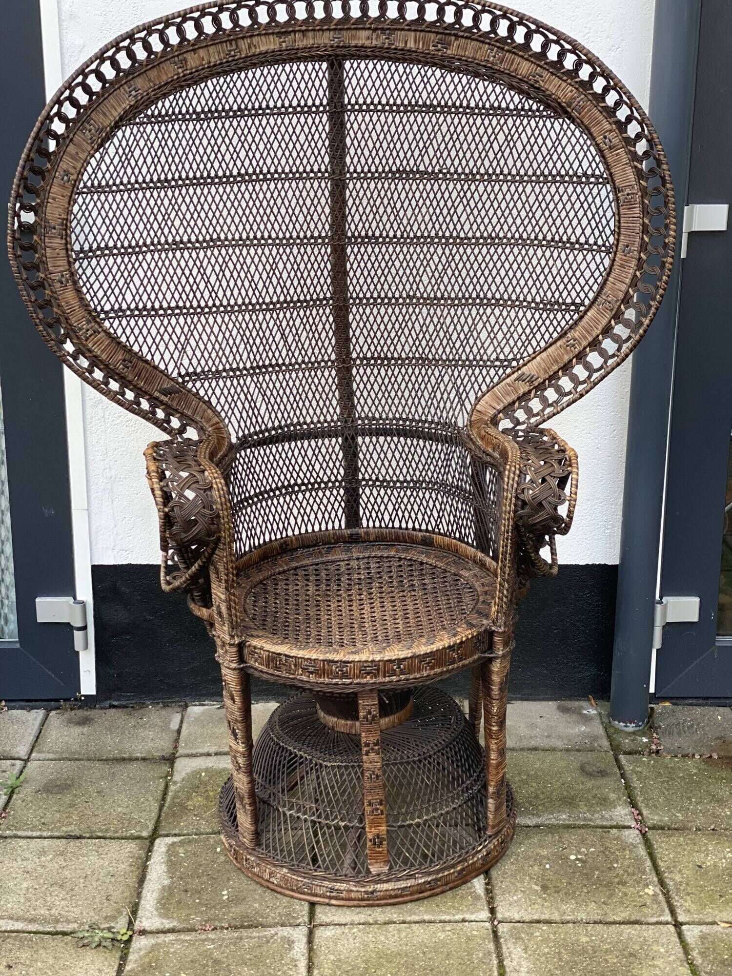 Vintage Emanuel’s Peacock Chair by Trio Noordwolde 1970’s