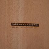 Scandinavian oak bookcase