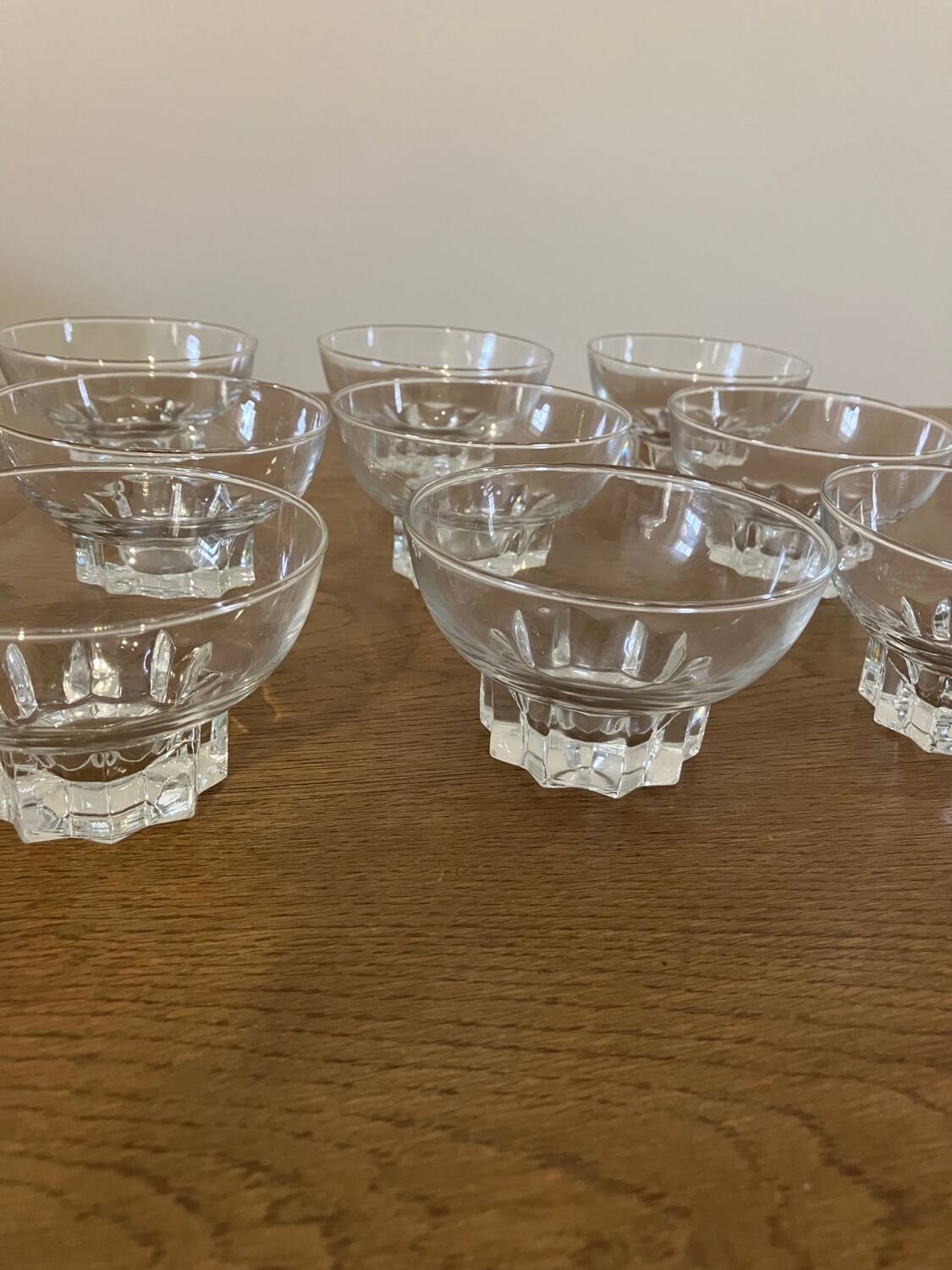 12 champagne glasses