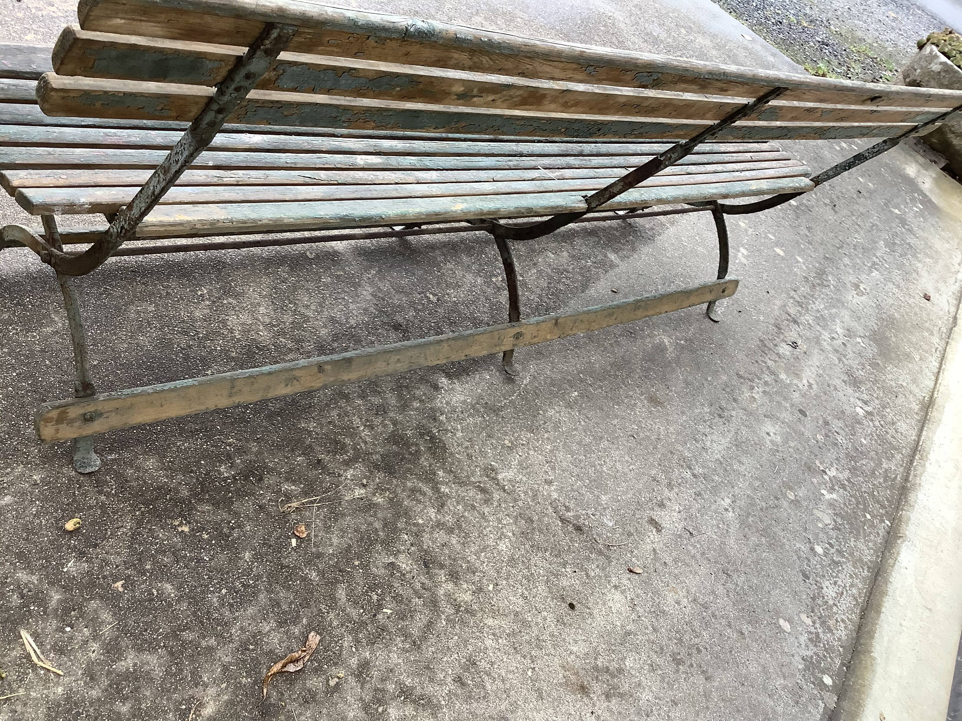Former garden bench