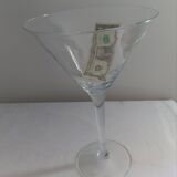 Large decorative glass bowl