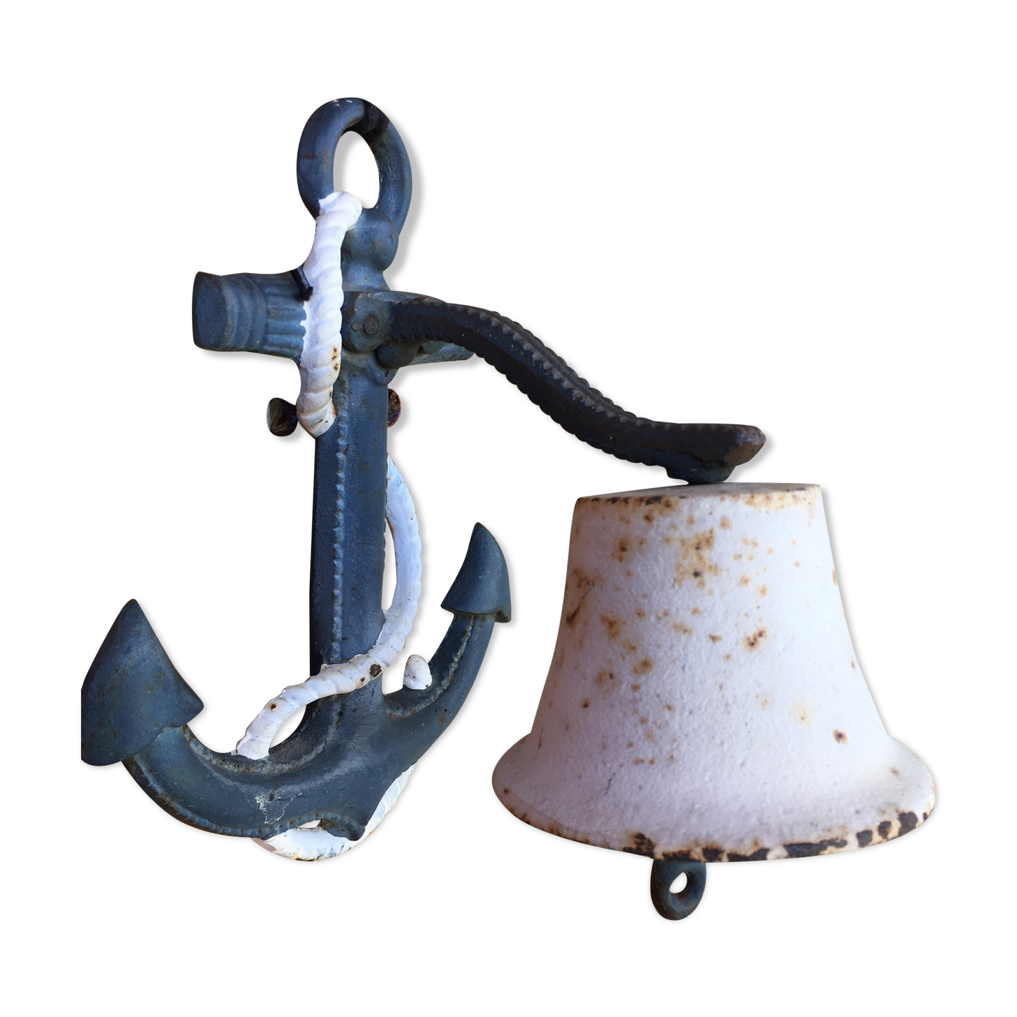 Garden bell in ironwork