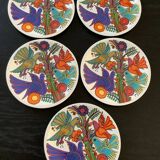 Set of 5 Acapulco plates by Villeroy & Boch