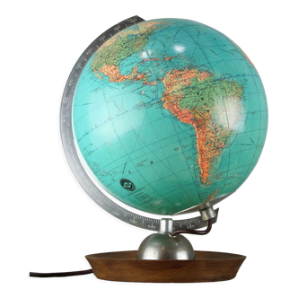 Mid-century Illuminated Glass Globe, 60s