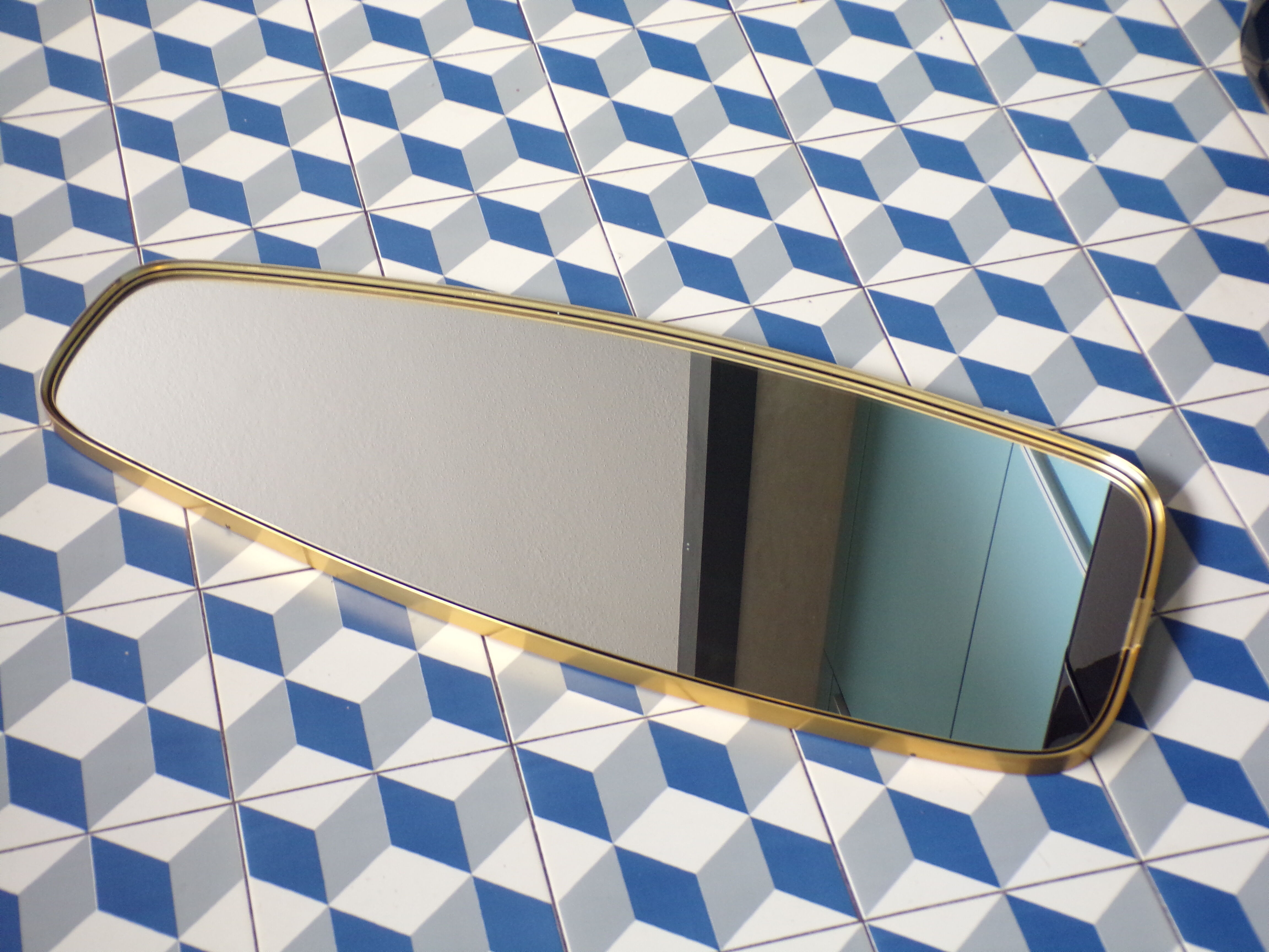 Vintage mirror mirror 35,5x90cm
