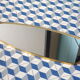 Vintage mirror mirror 35,5x90cm