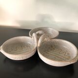 Cup servant 3 compartments of Jean Austruy Vallauris