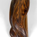 Important Sculpture of a Woman's Body, Cedar and Oak, Brutalism, 1970