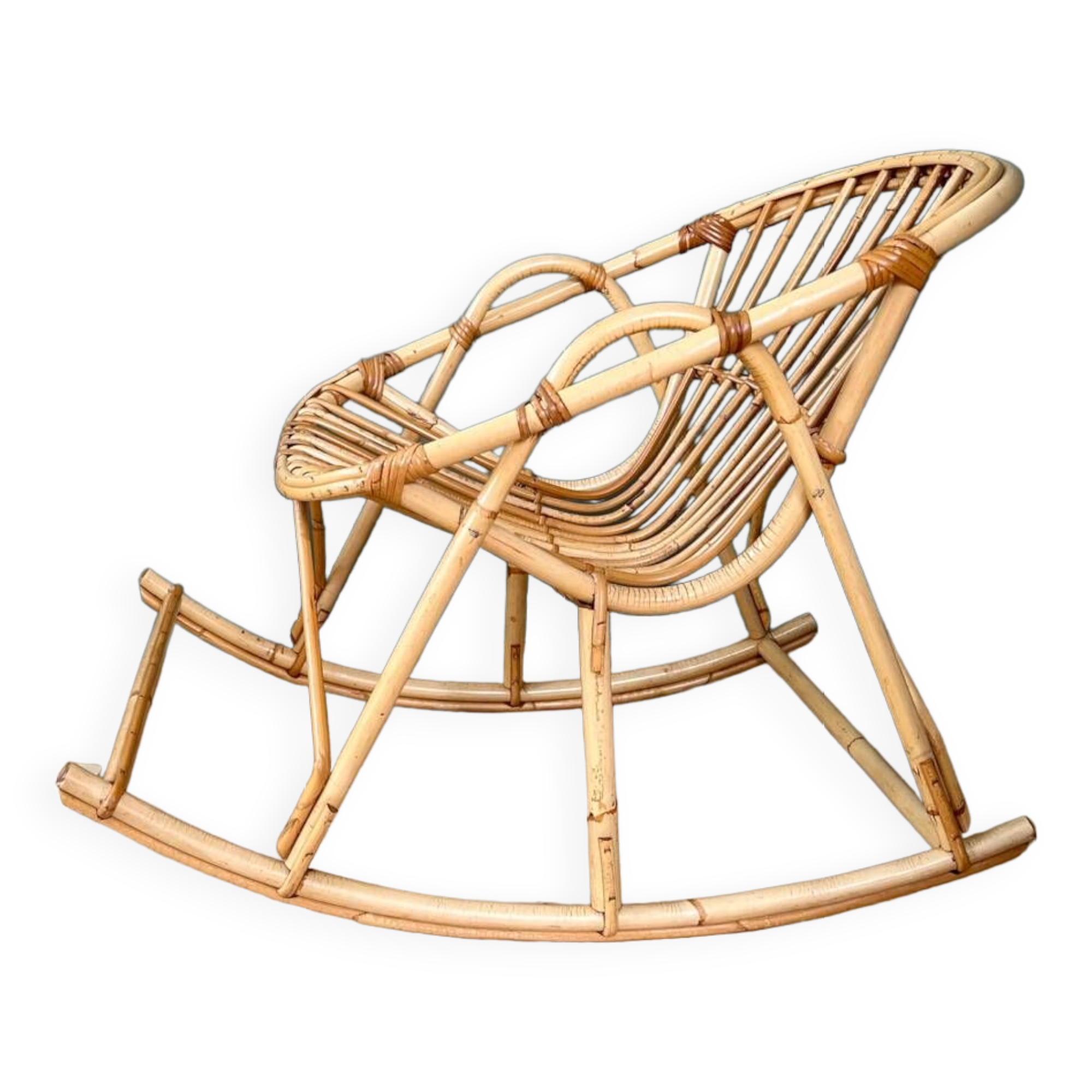 Fauteuil enfant en rotin