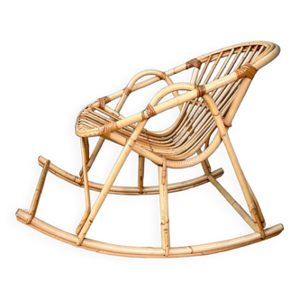 Rattan children's armchair