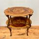 Table d'appoint double plateau art nouveau