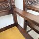 Paire de fauteuils style espagnol bois sculpté 1900