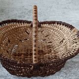 Wicker basket in various colors
