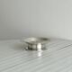 Silver-plated metal butter dish Coquillor