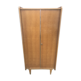 Penderie des années 50/60 en bois blond