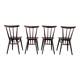 Set of 4 chairs by Tatra Nabytok Czechoslovakia 1960