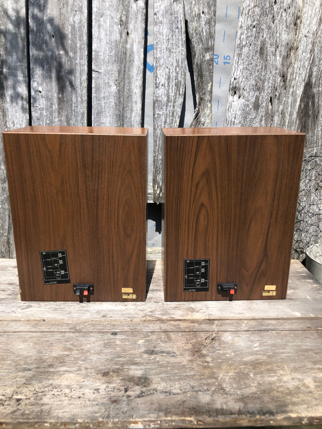 Triple harness wood cherry round tray