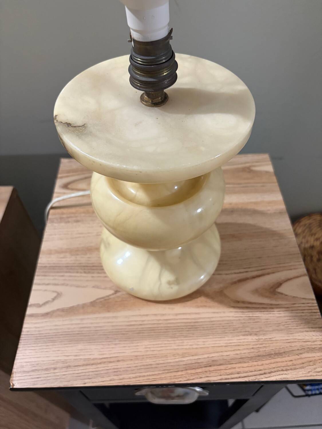 Lampe en albâtre 40cm