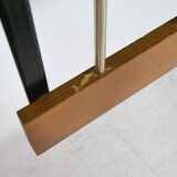 Porte-manteau en teck et métal, Allemagne, années 1960