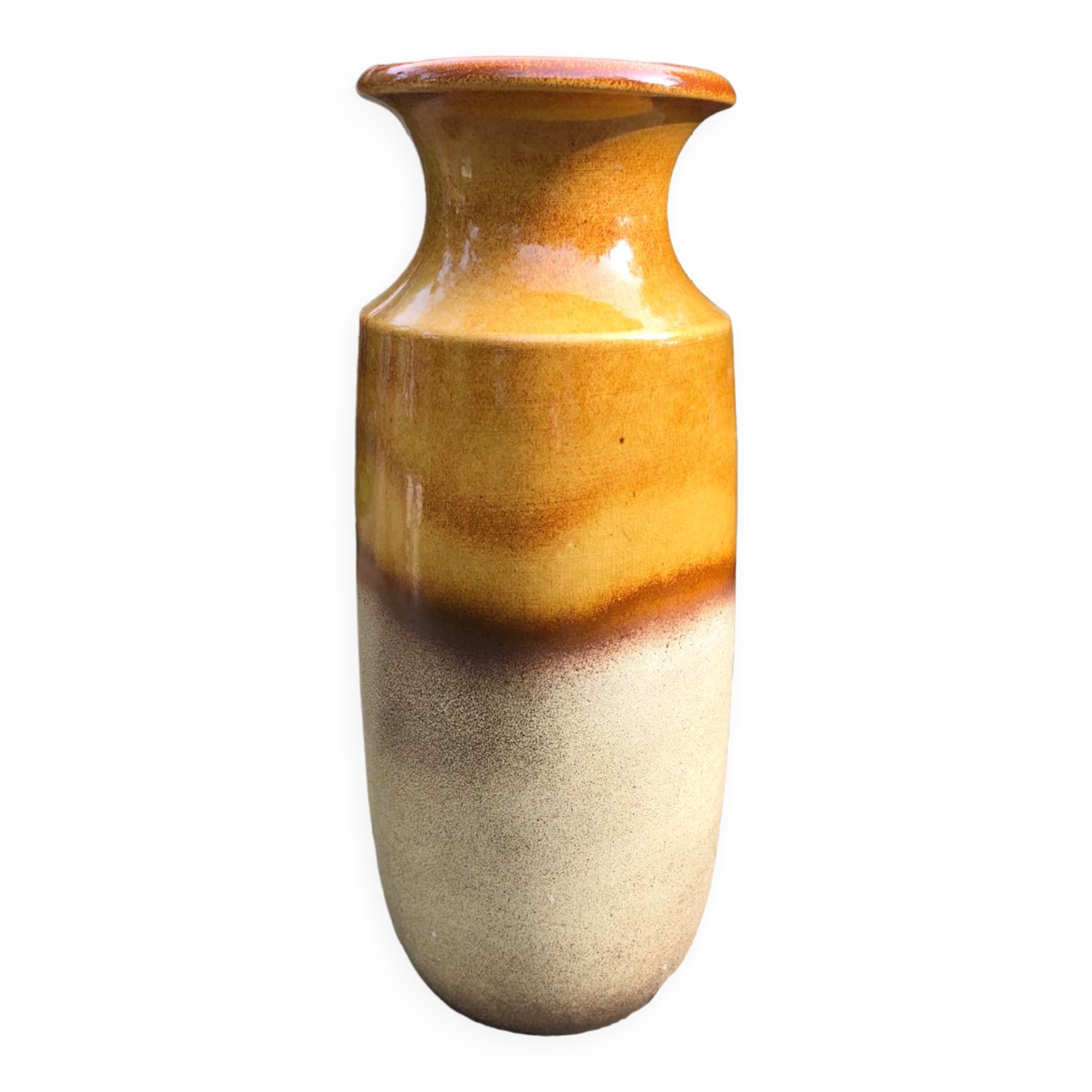 Enamelled vase W. Germany