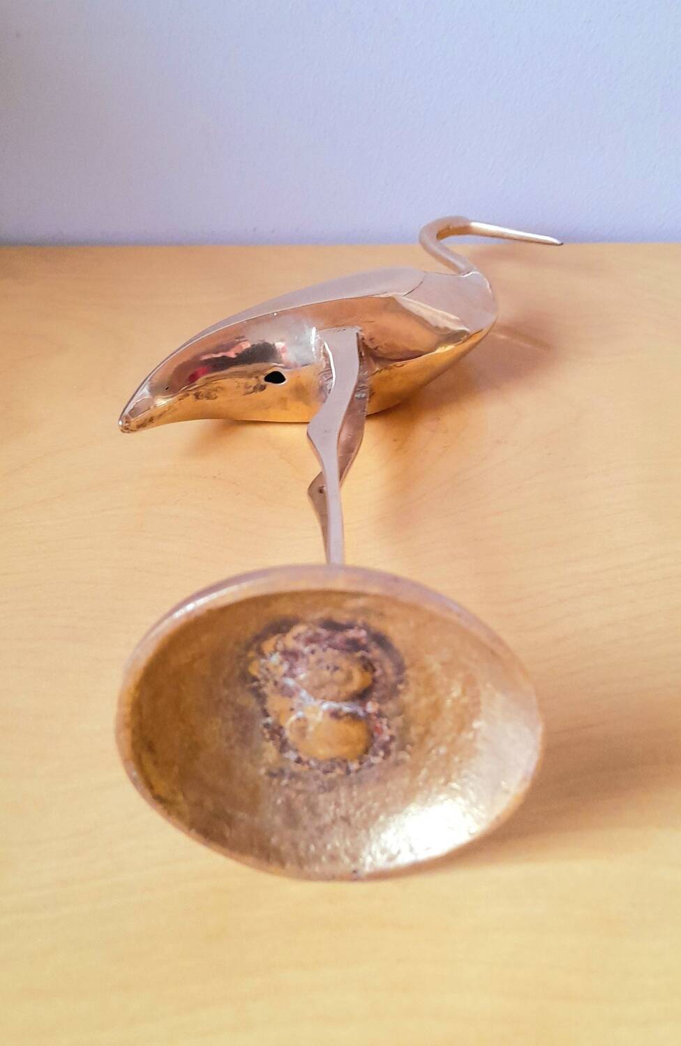 Brass ibis from the 70s