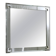 Mirror from Fontana Arte with Square Metal and Mirrored Frame, Italy 1960s