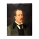 Portrait painting of a man with bacchantes