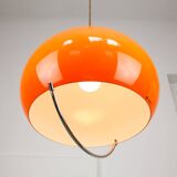 Space Age Orange Jolly Pendant Lamp from Guzzini, 1960s