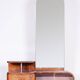 Art Deco Dressing Mirror in Walnut, Czech, 1920s