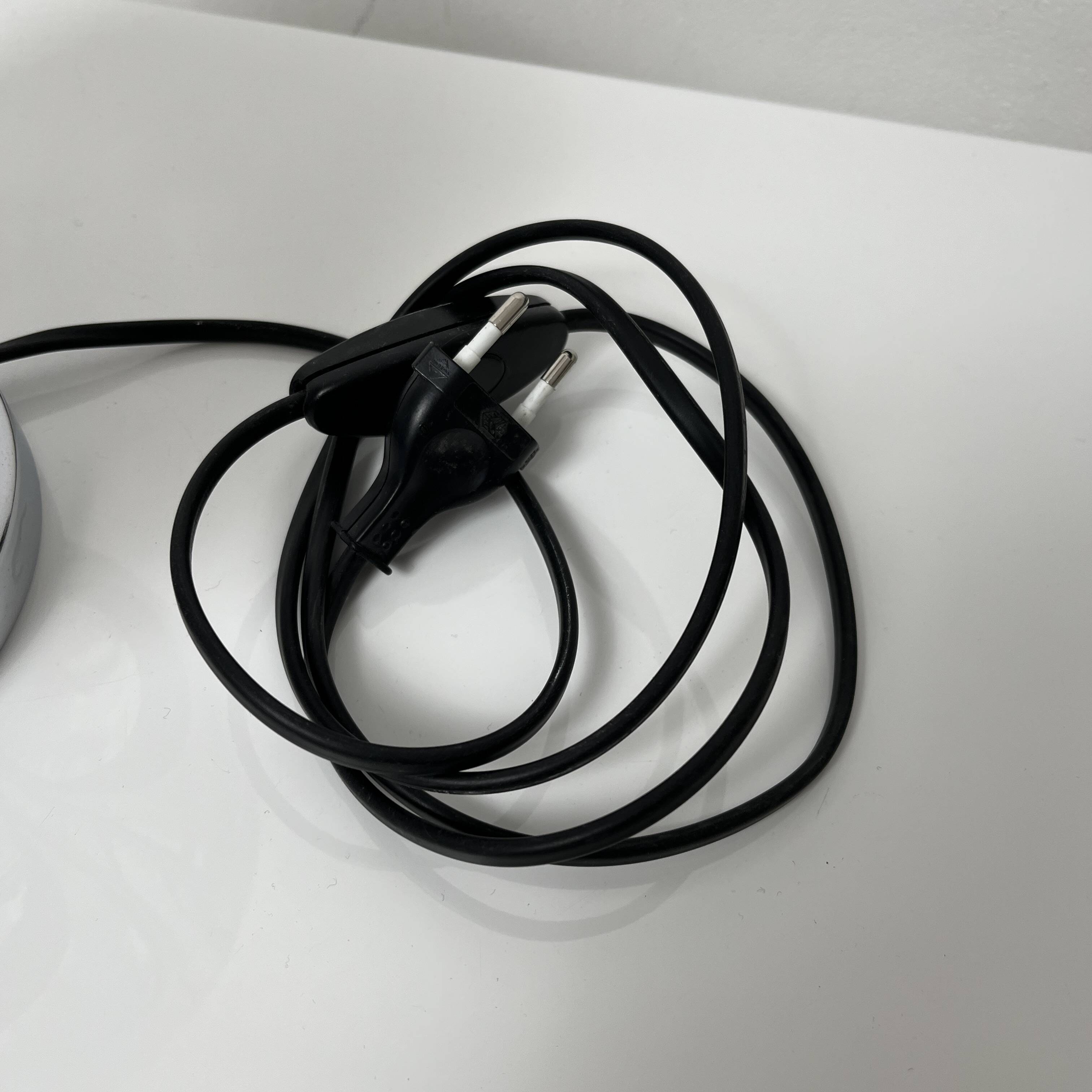 Side lamp Chromed metal and blown glass Murano Italy circa 1970