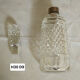 Cut crystal whisky carafe with stopper, Baccarat style.