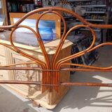 Vintage rattan headboard