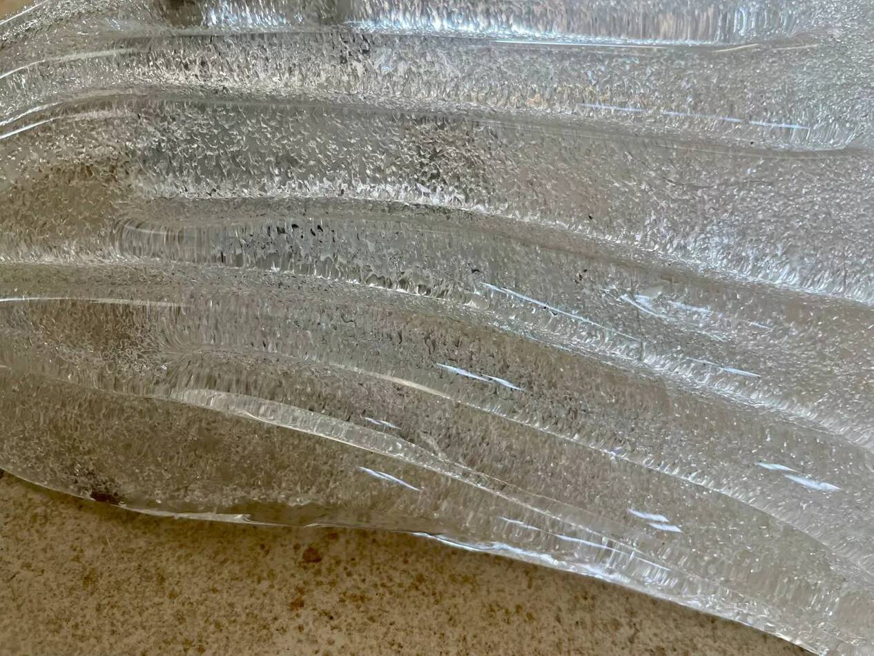 Vintage Murano glass wall lamp