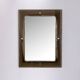 Vintage 1970s wall mirror in smoked glass, Italian design