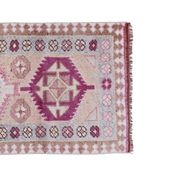 Tapis de couloir turc vintage 80x401 cm