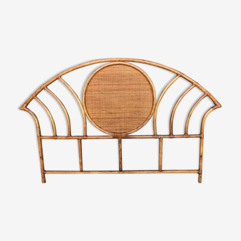 2 seater wicker bedhead